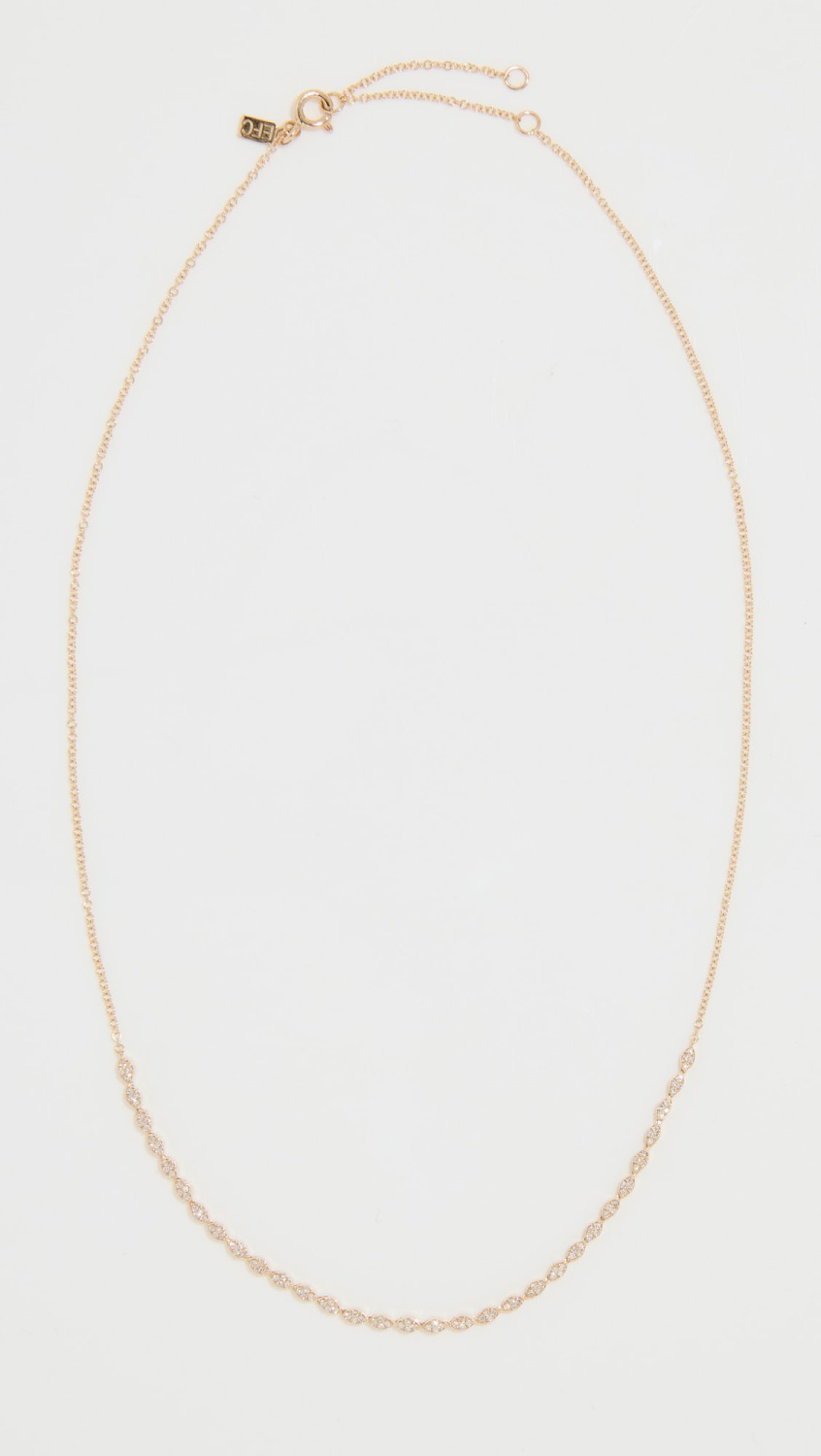 14K Diamond Marquise Necklace  |  Necklaces Jewelry Necklaces