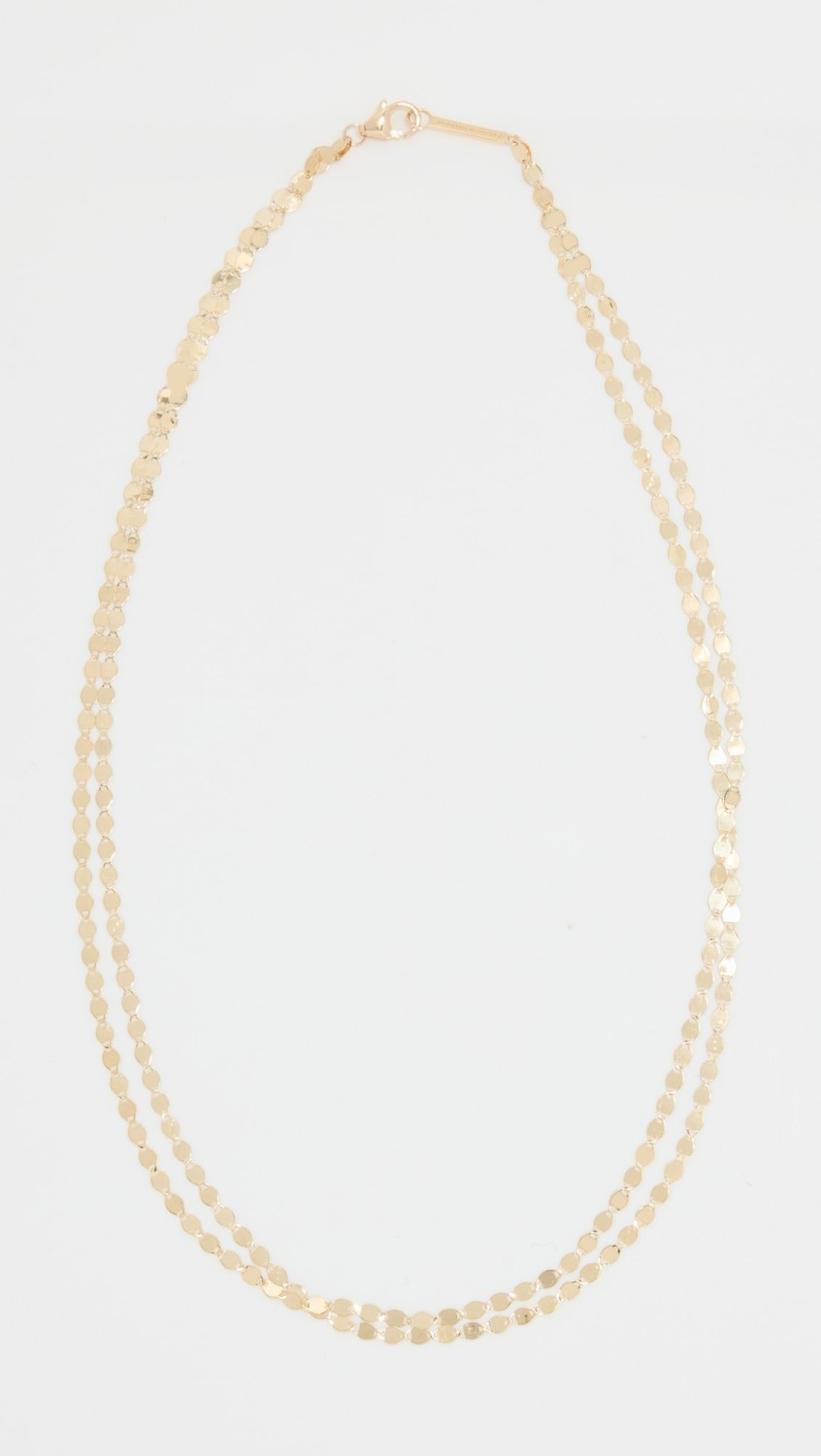 14K Double Strand Petite Nude Choker  |  Necklaces Jewelry Gold