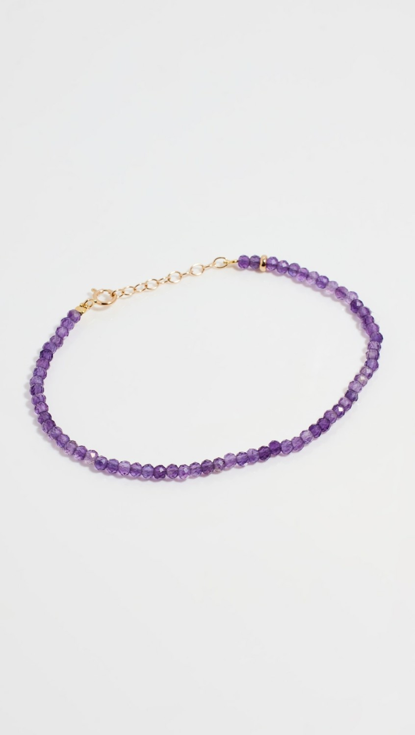 14K February Birthstone Bracelet  |  Bracelets Bracelets Bracelets