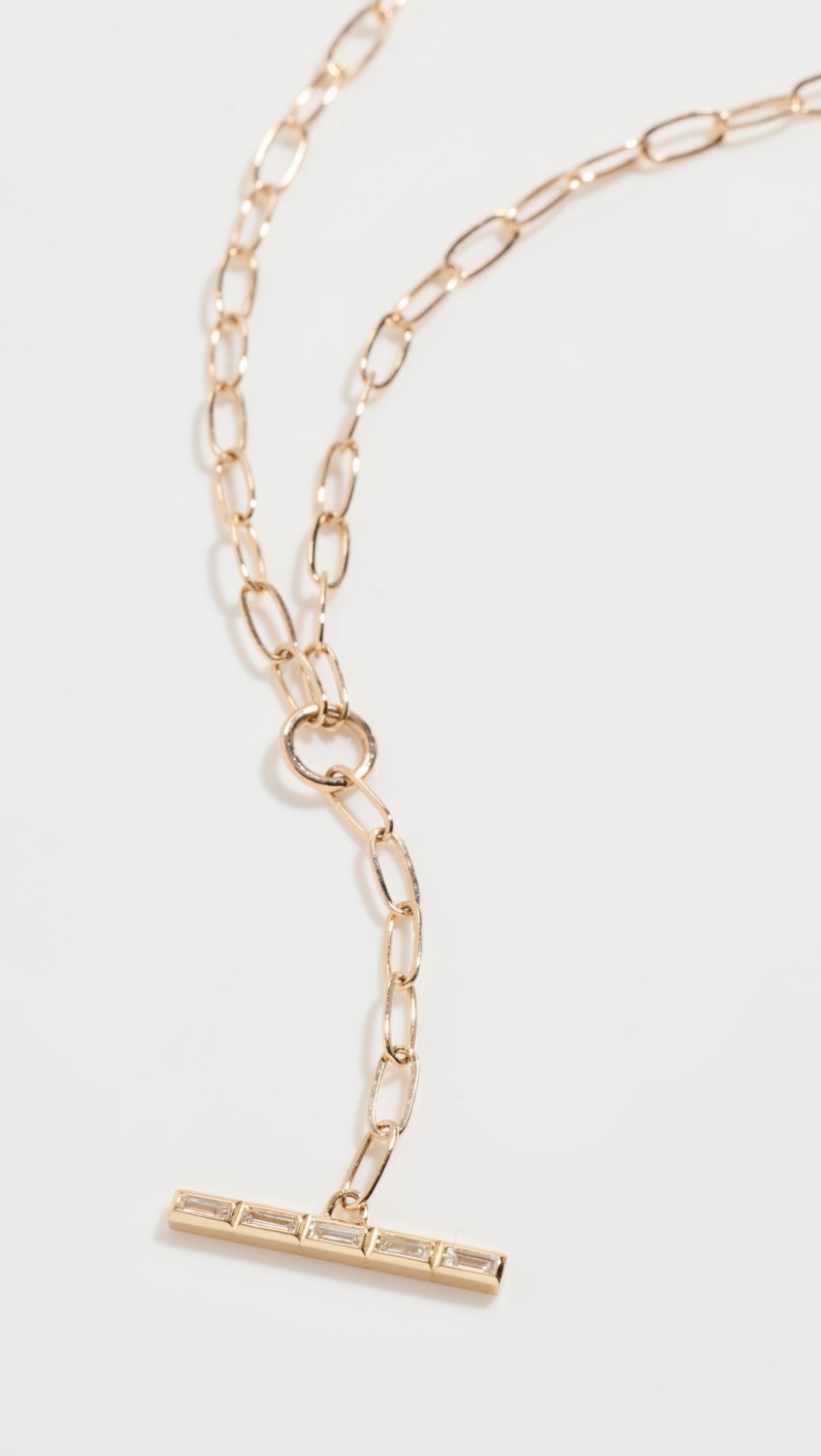 14K Gold Small Paperclip Necklace  |  Necklaces Jewelry Necklaces