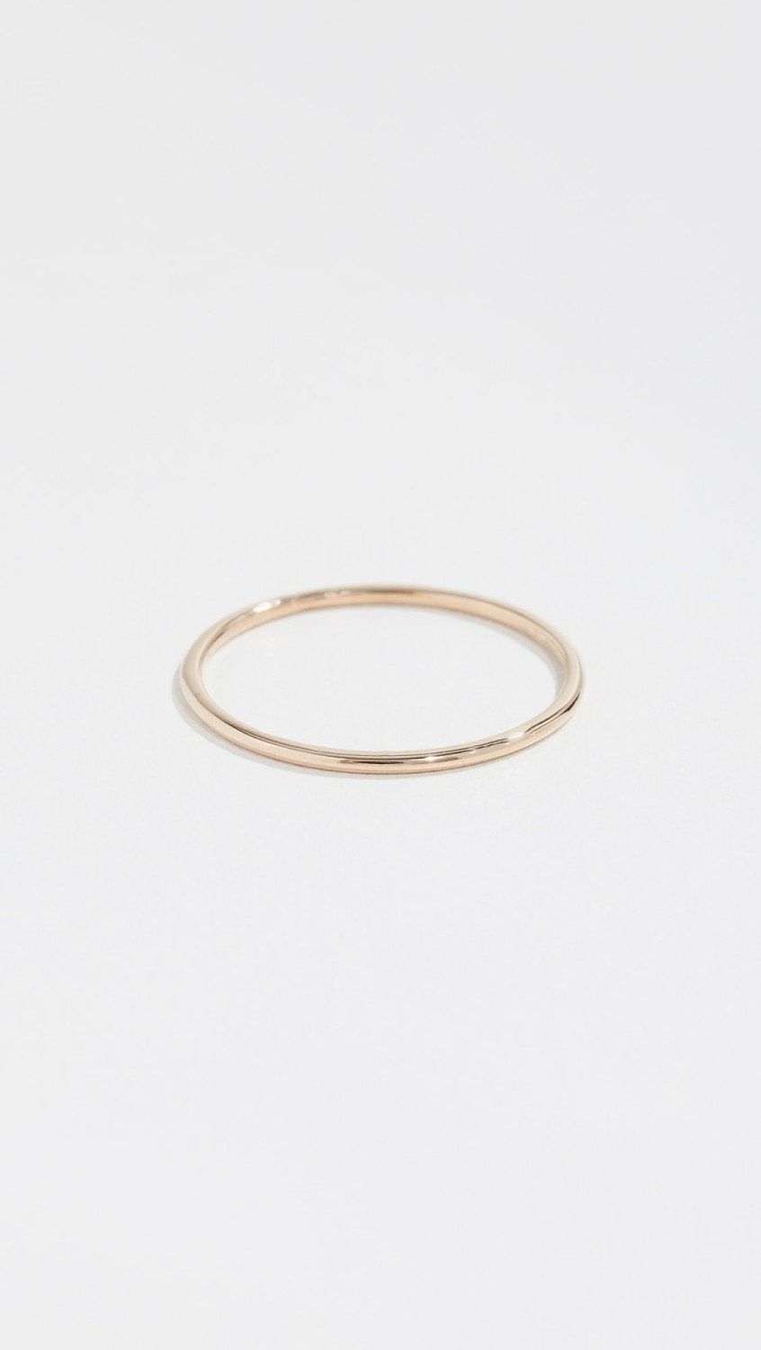 14K Gold Thin Band Ring  |  Rings Jewelry Rings