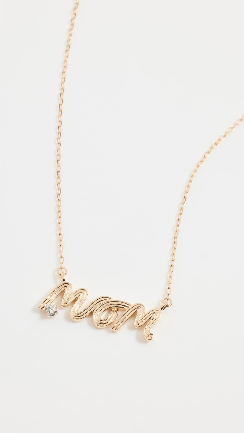 14K Groovy Mom Necklace  |  Necklaces Jewelry Diamond