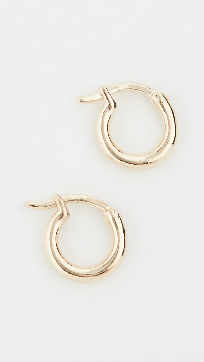 14K Huggie Hoop Earrings  |  Earrings Earrings Earrings