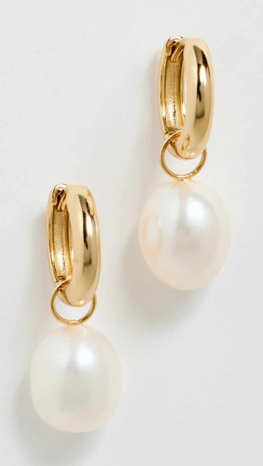 14K Jasmin Huggies  |  Earrings Earrings Earrings