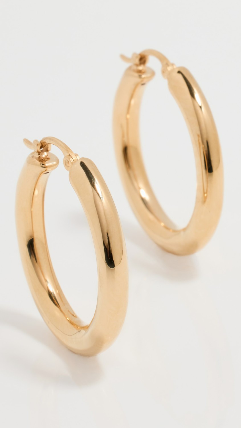 14K Junior Helium Hoops  |  Earrings Earrings Earrings