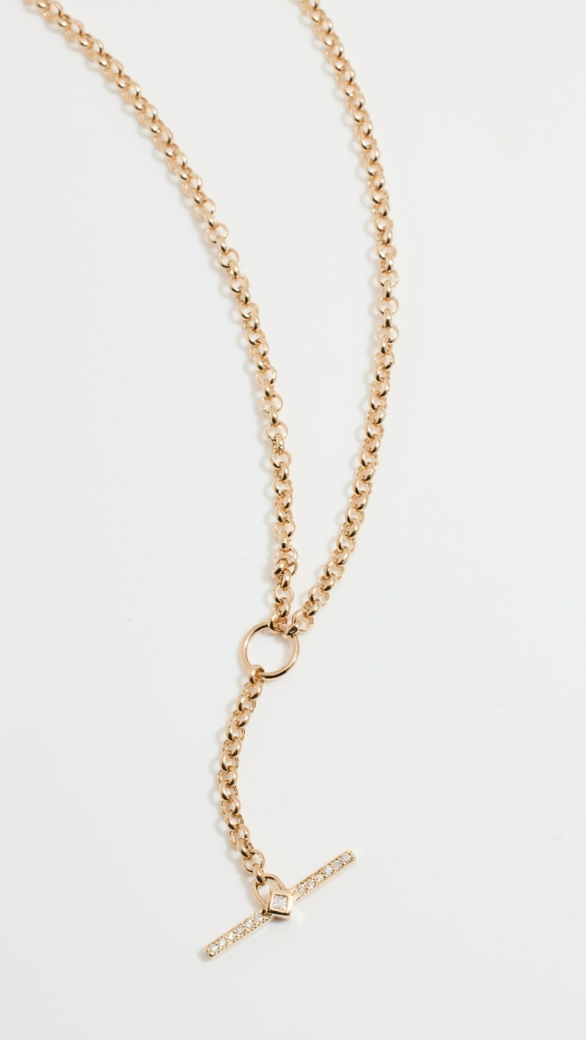 14K Lariat Toggle Necklace  |  Necklaces Jewelry Necklaces