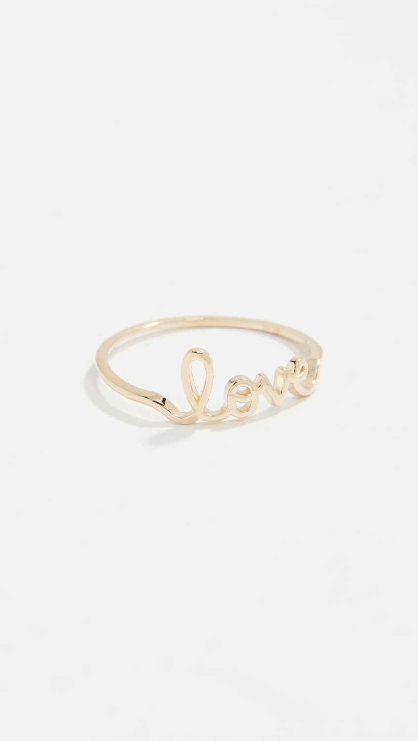 14K Love Ring  |  Rings Jewelry Rings