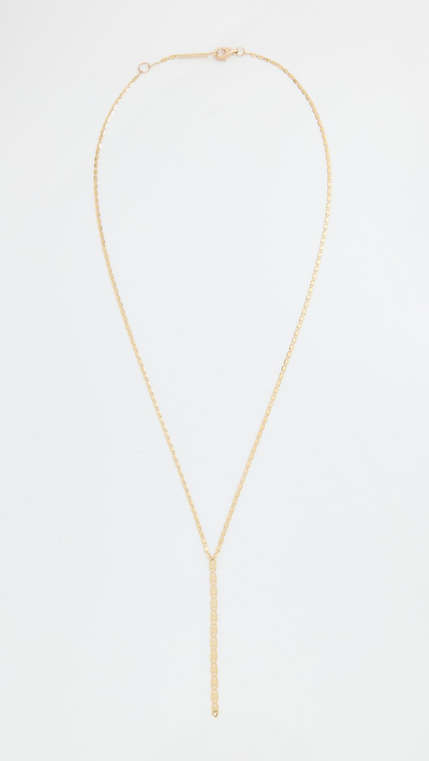 14K Malibu Lariat Necklace  |  Necklaces Jewelry Gold