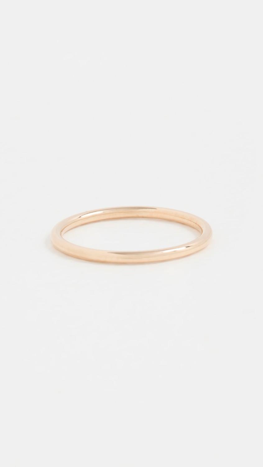 14K Medium Round Band Ring  |  Rings Jewelry 14K Gold