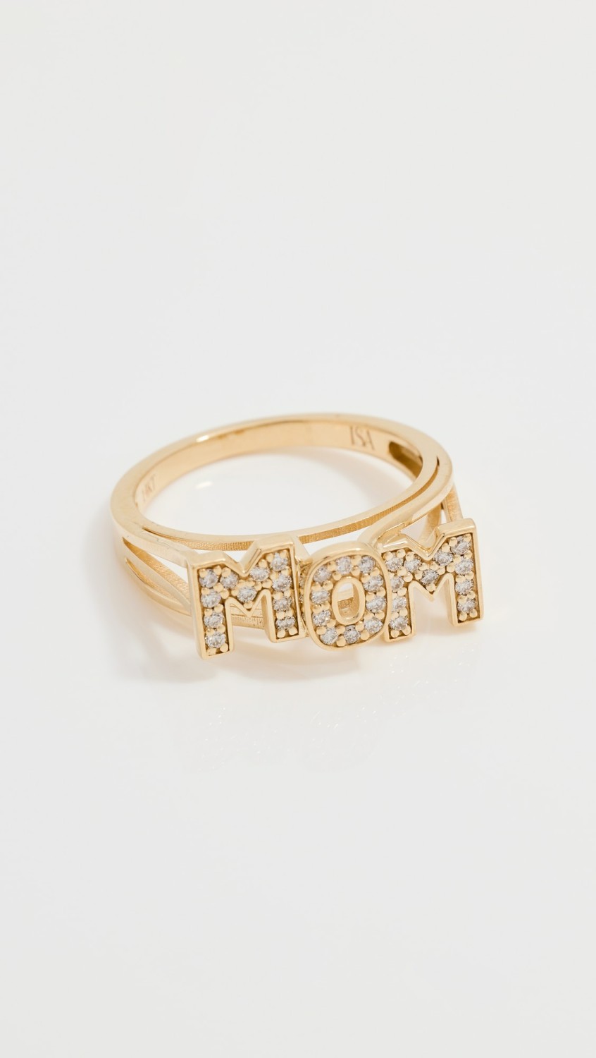 14K Mom Ring  |  Rings Jewelry Rings