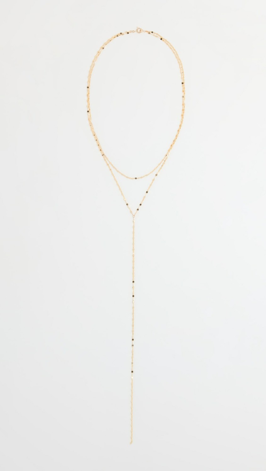 14K Olivia Double Y Lariat  |  Necklaces Jewelry Necklaces