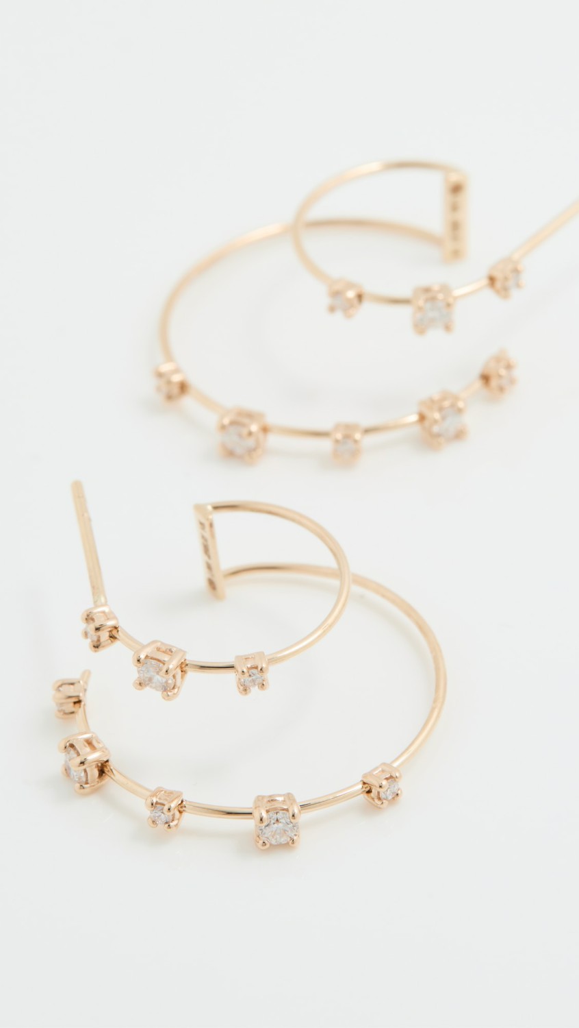 14K Solo Reign Hoops  |  Earrings Earrings Earrings