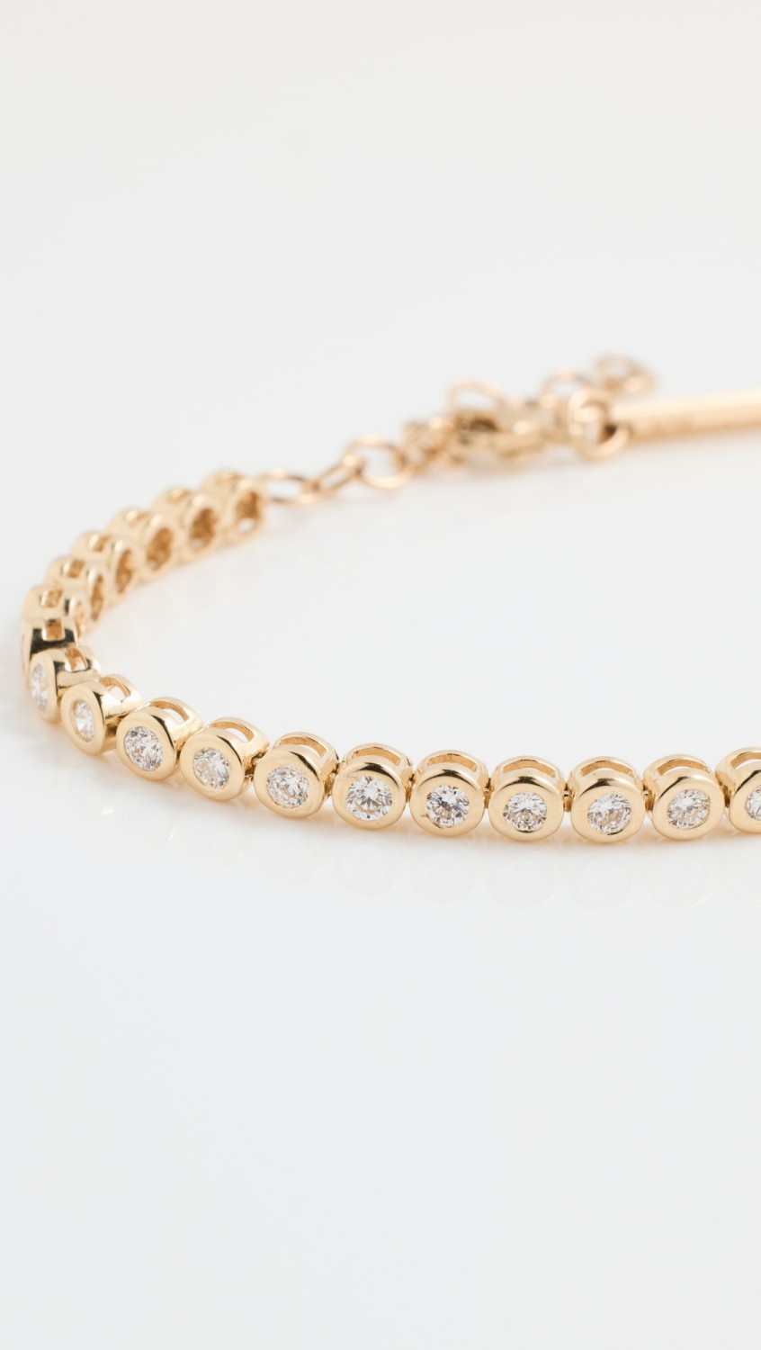 14K Tennis Collection Bezel Bracelet 1.2 Ctw  |  Bracelets Bracelets Bracelets