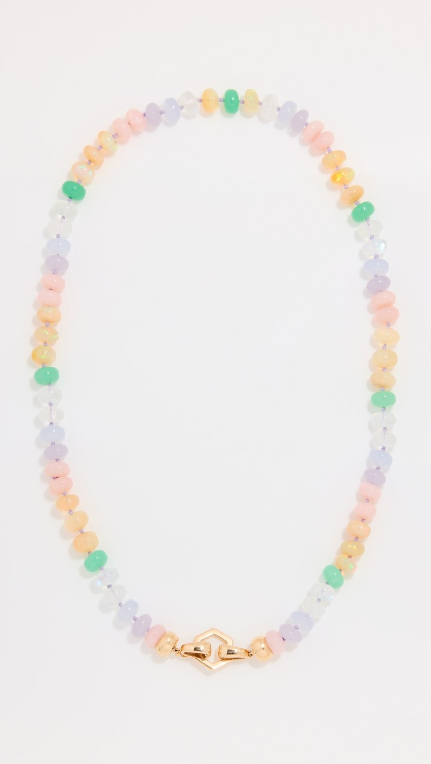 18″ Pastel Bead Foundation Necklace  |  Necklaces Jewelry Necklaces