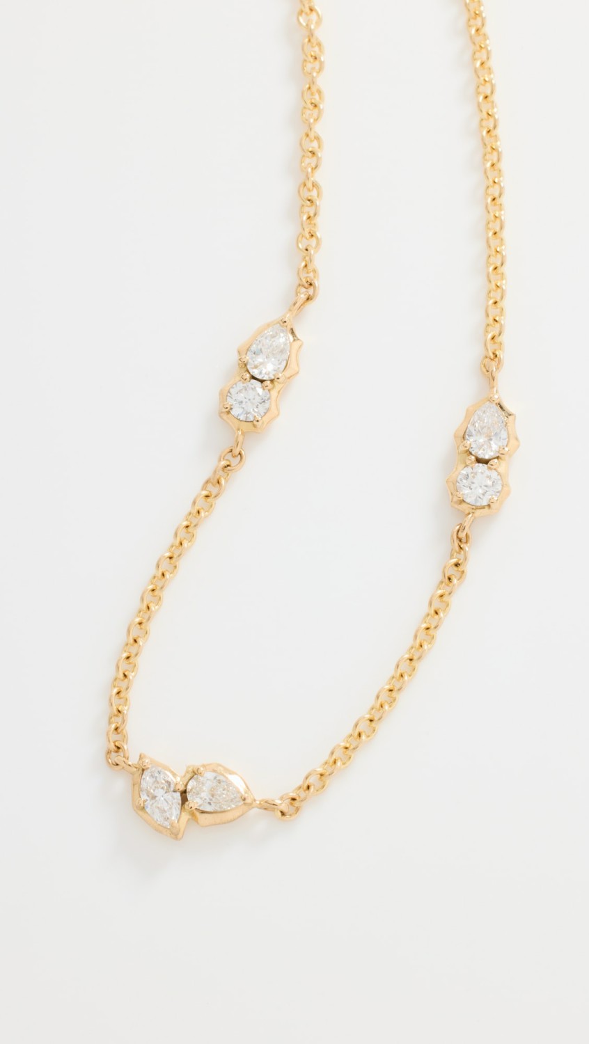 18K Posey Station Necklace  |  Necklaces Jewelry Necklaces