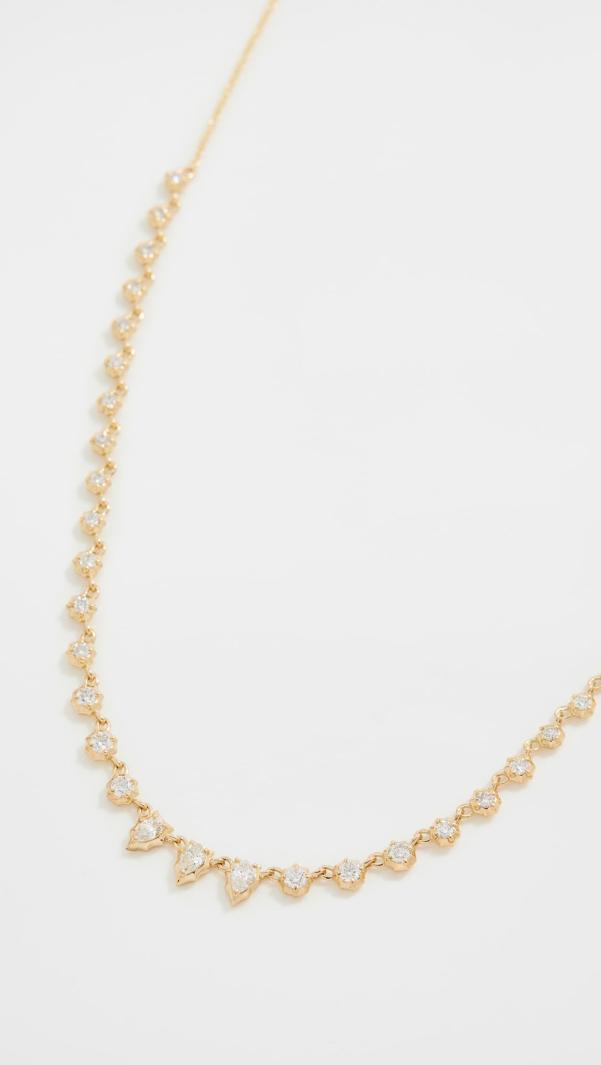 18K Small Envoy Riviera Necklace  |  Necklaces Jewelry Gold