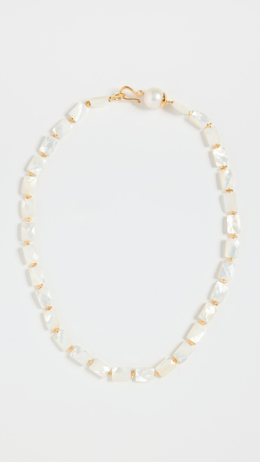 18K Vermeil Pearl Necklace  |  Necklaces Jewelry Necklaces