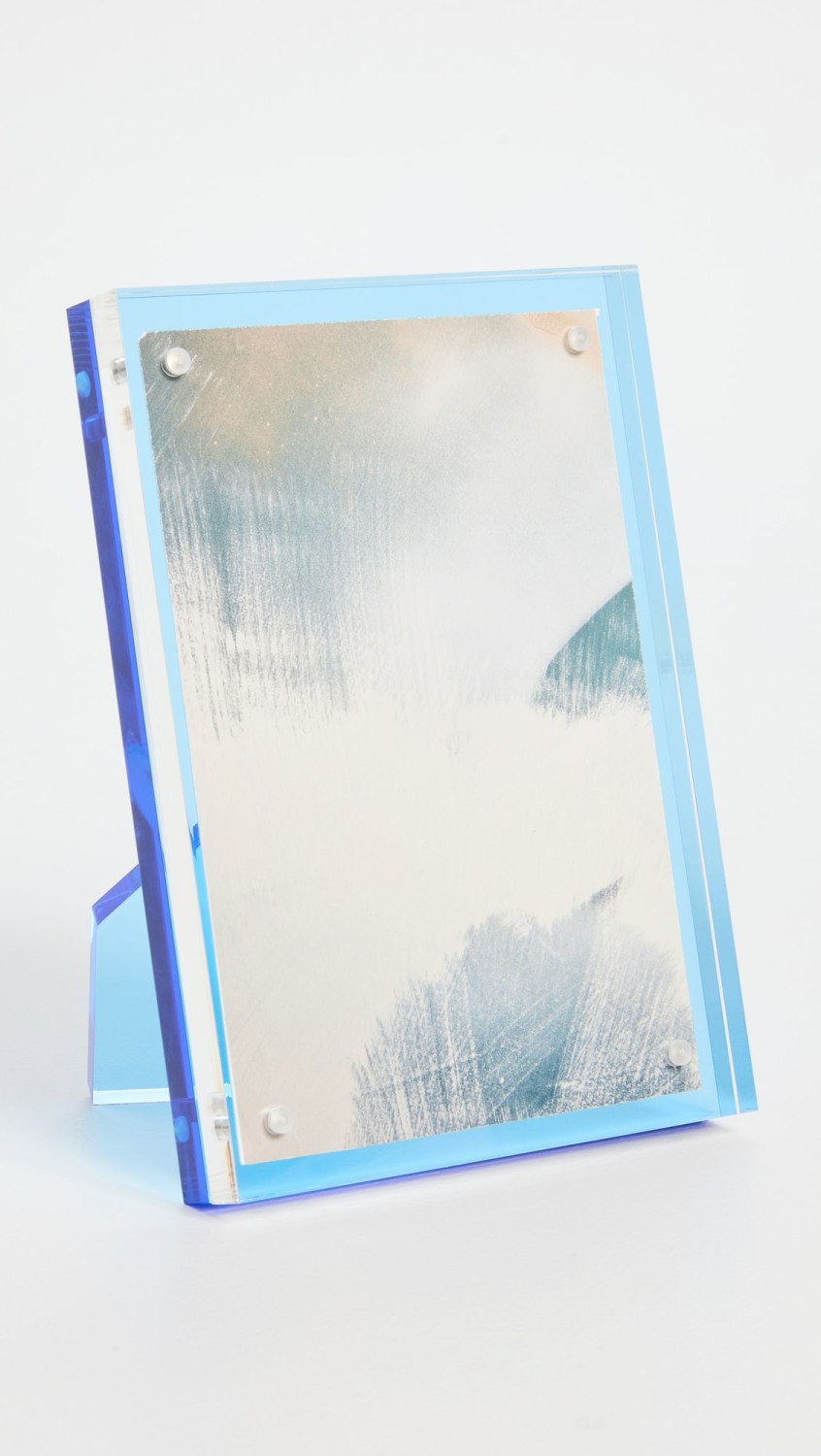 4X6 Lucite Frame  |  Décor Décor Blue