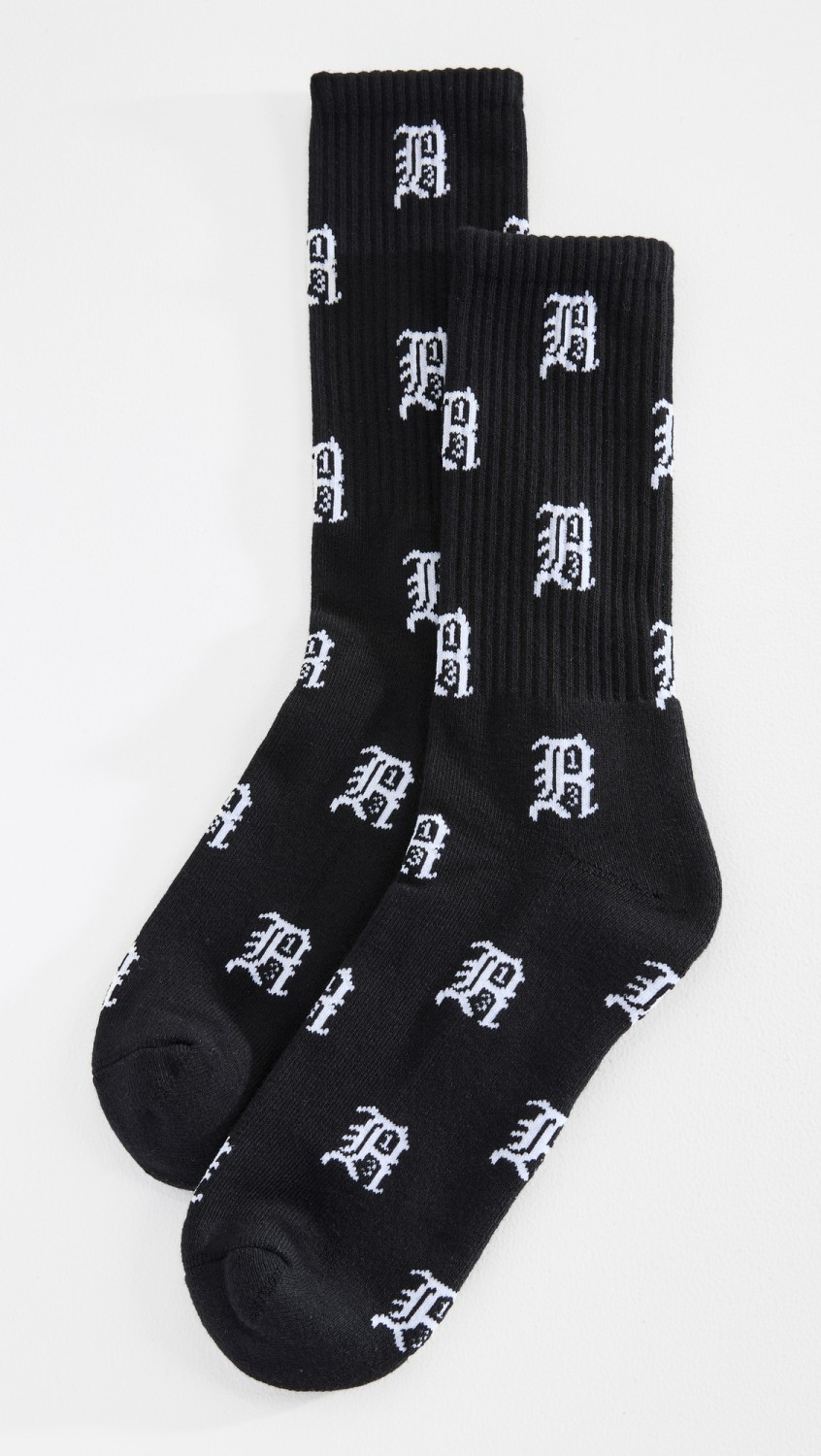 Allover Logo Socks  |  Socks & Tights Accessories Black