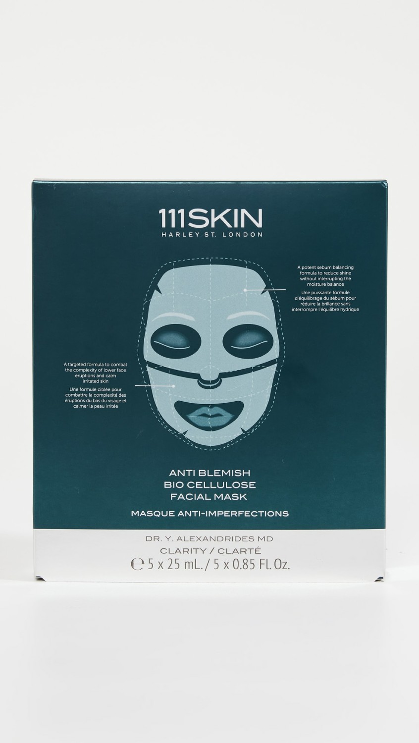 Anti Blemish Bio Cellulose Facial Mask Box  |  Skincare Beauty Skincare