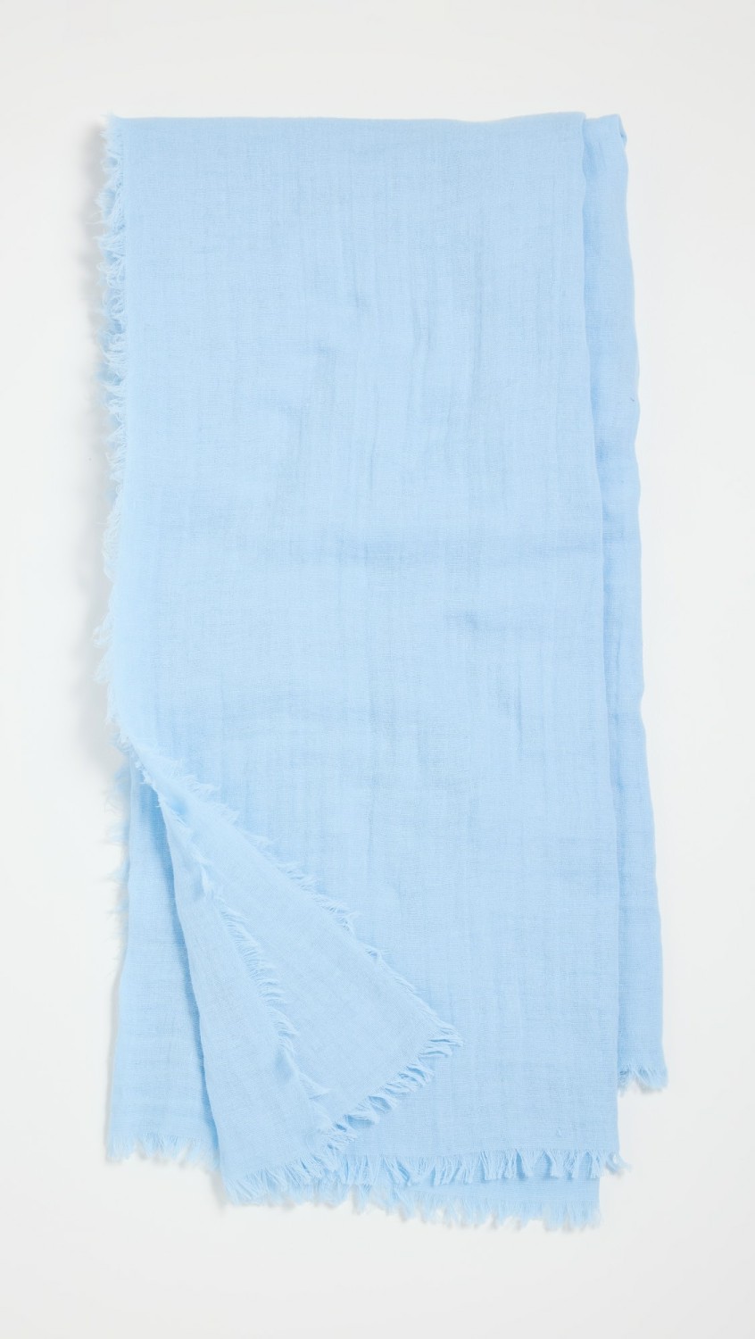 Astra Scarf Solid  |  Scarves & Wraps Accessories Ice Blue