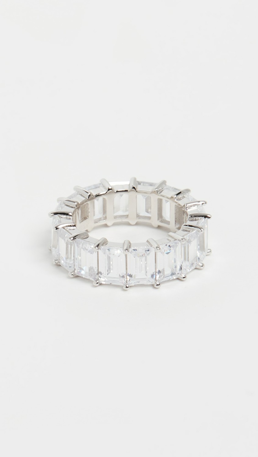 Baguette Eternity Band  |  Rings Jewelry Rings