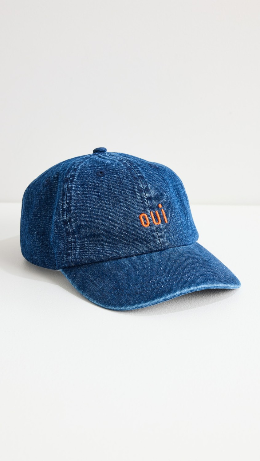 Baseball Cap  |  Hats Accessories Denim W/ Bright Poppy