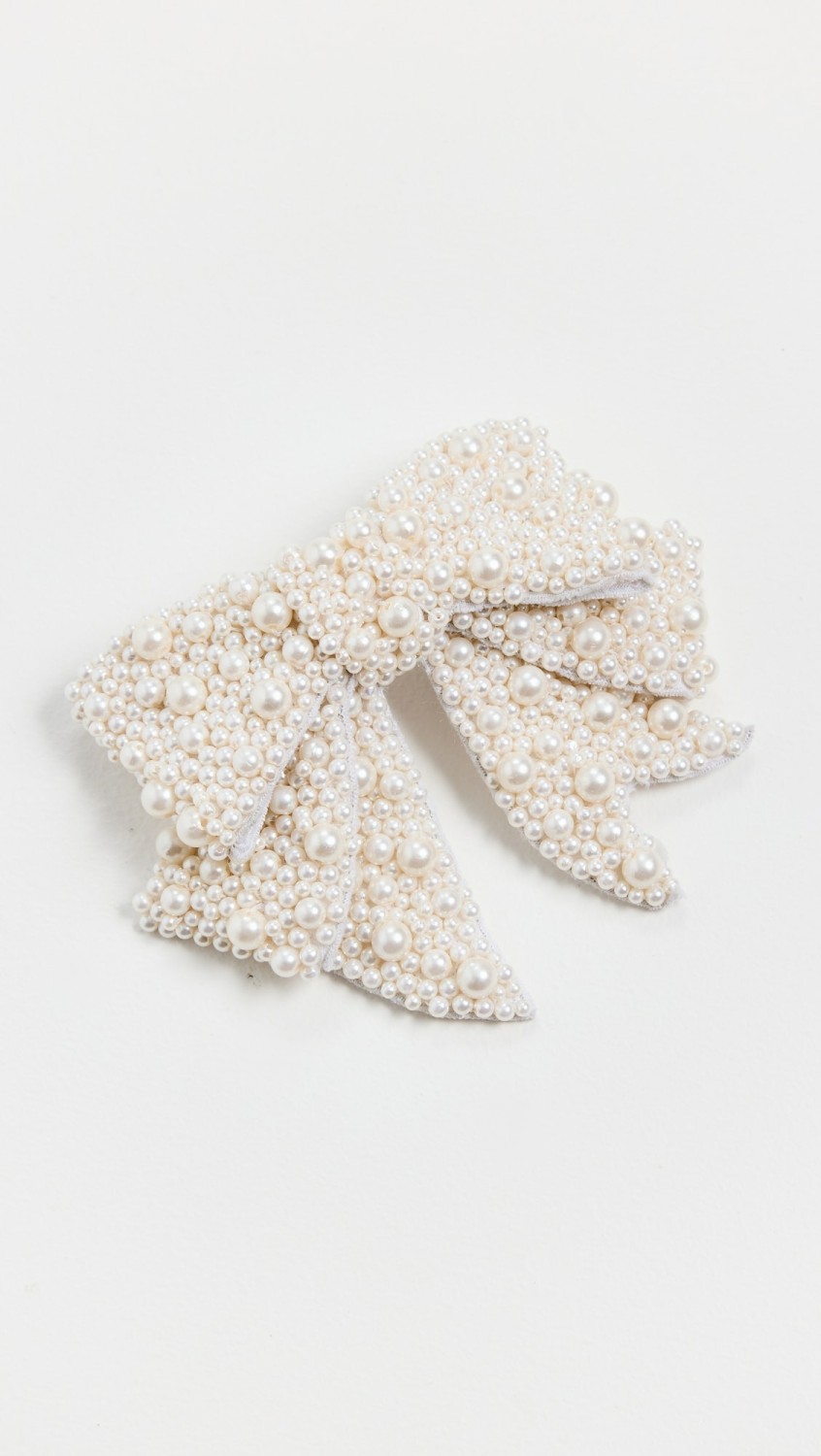 Bianca Bow Barrette  |  Hair Accessories Accessories Cream