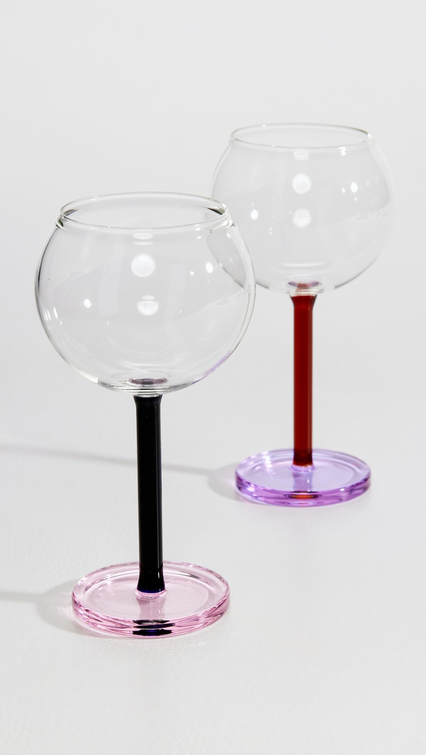 Bilboquet Wine Glass Set  |  Tabletop Home Tabletop