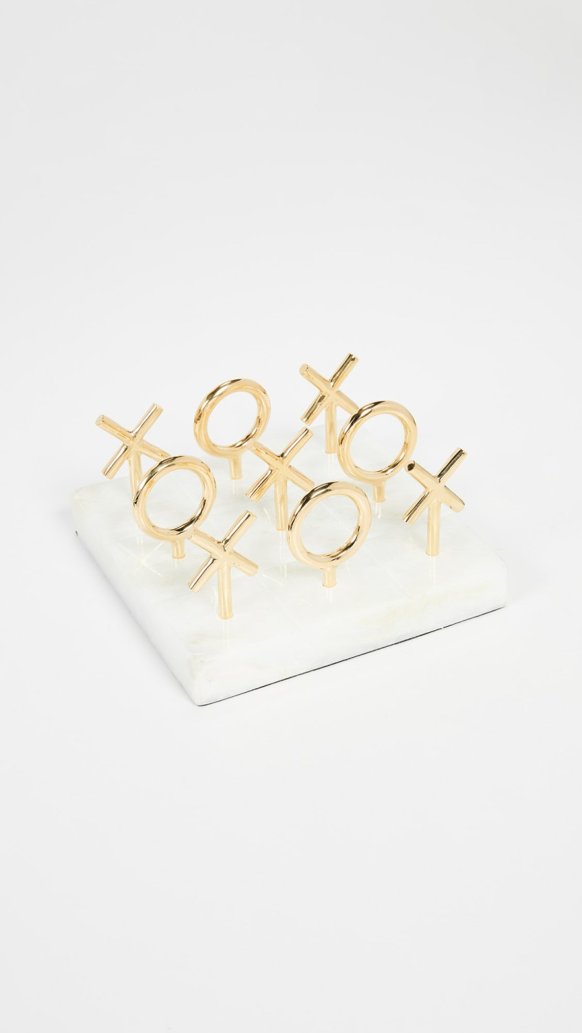 Brass Tic Tac Toe Game  |  Décor Décor Brass