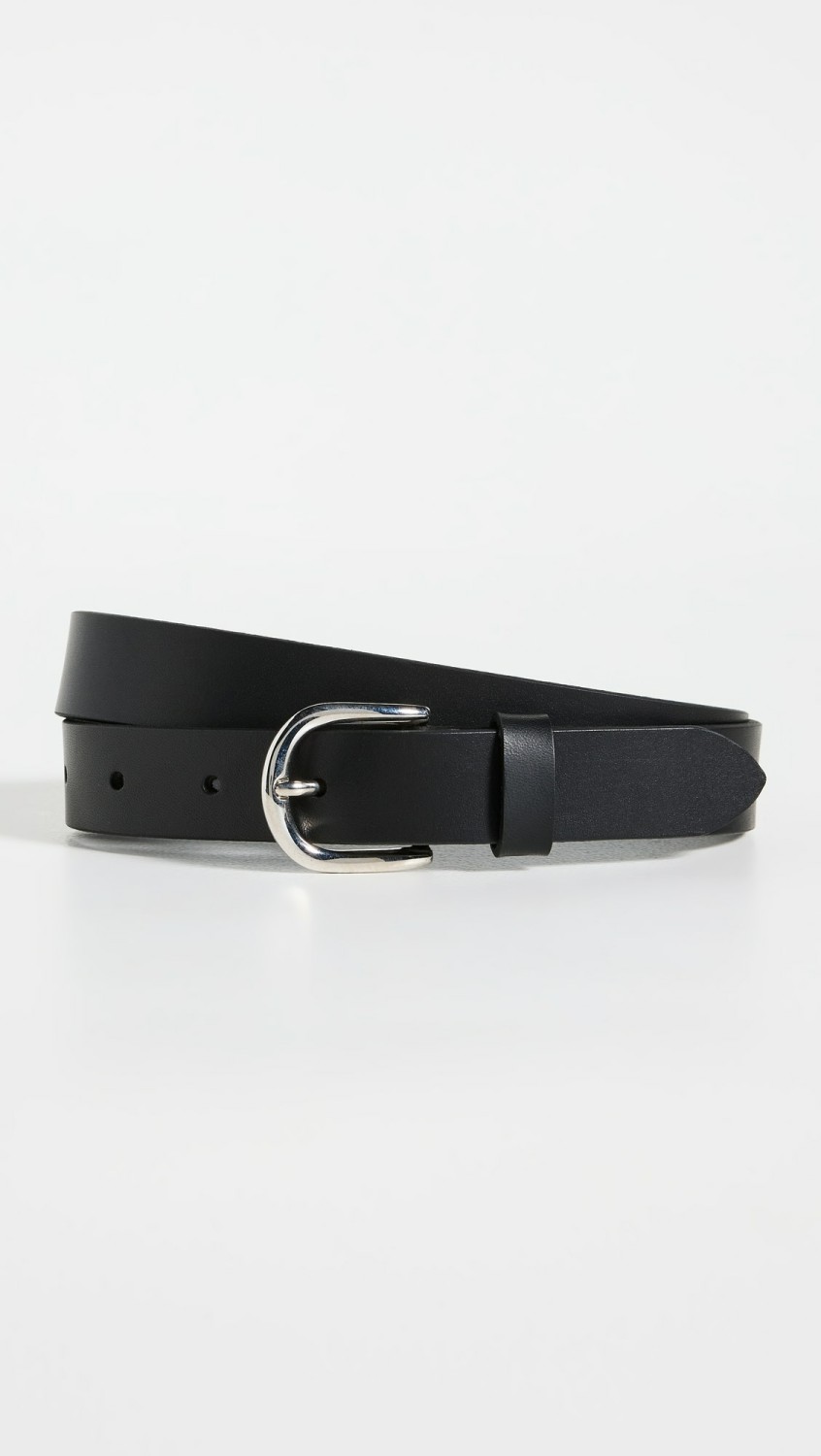 Buckle Leather Zap Belt  |  Belts Accessories Belts