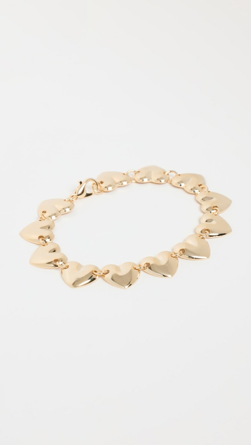 Chunky Solid Hearts Bracelet  |  Bracelets Bracelets Bracelets