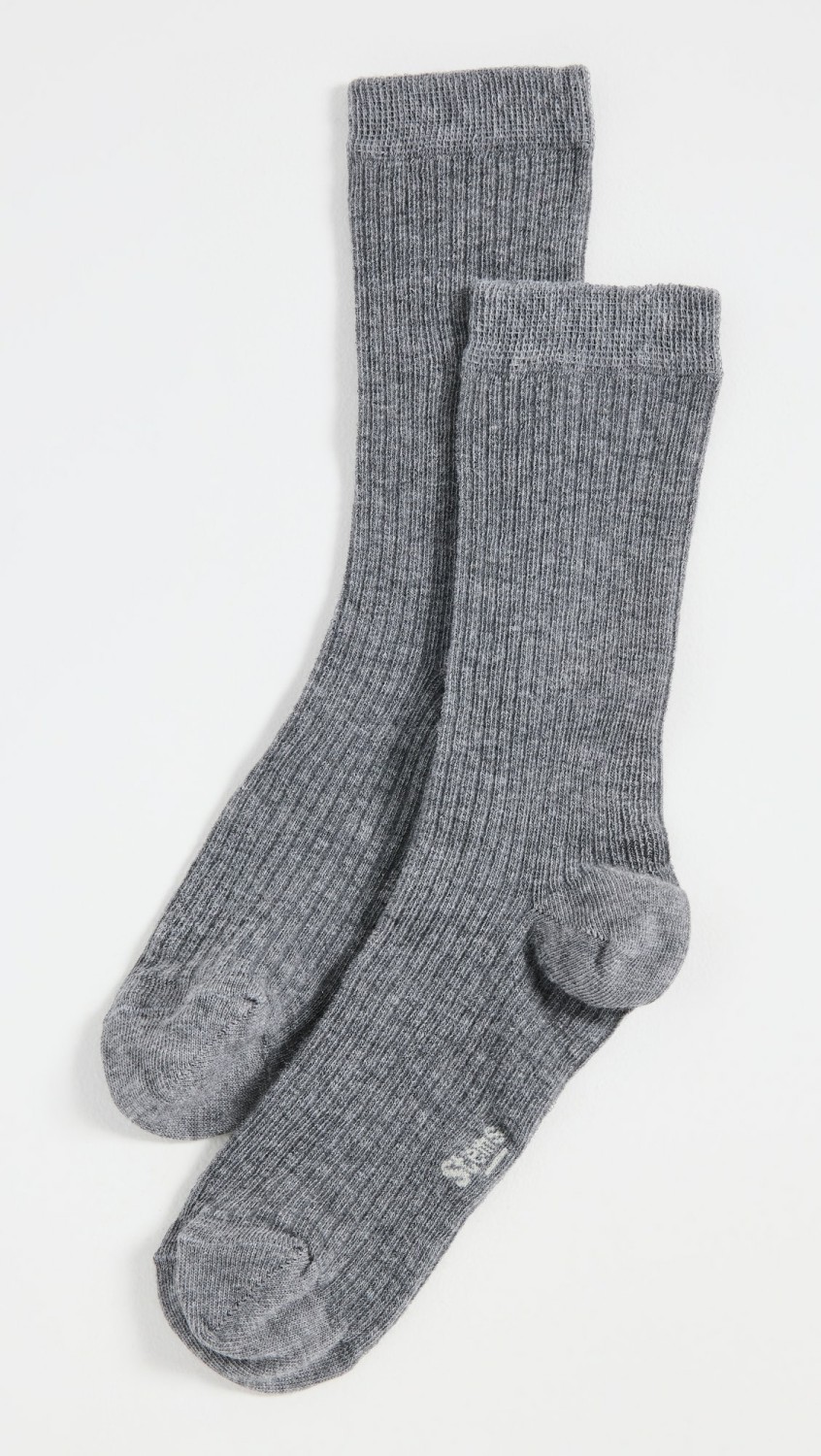 Cloud Cashmere Crew Socks  |  Socks & Tights Accessories Grey