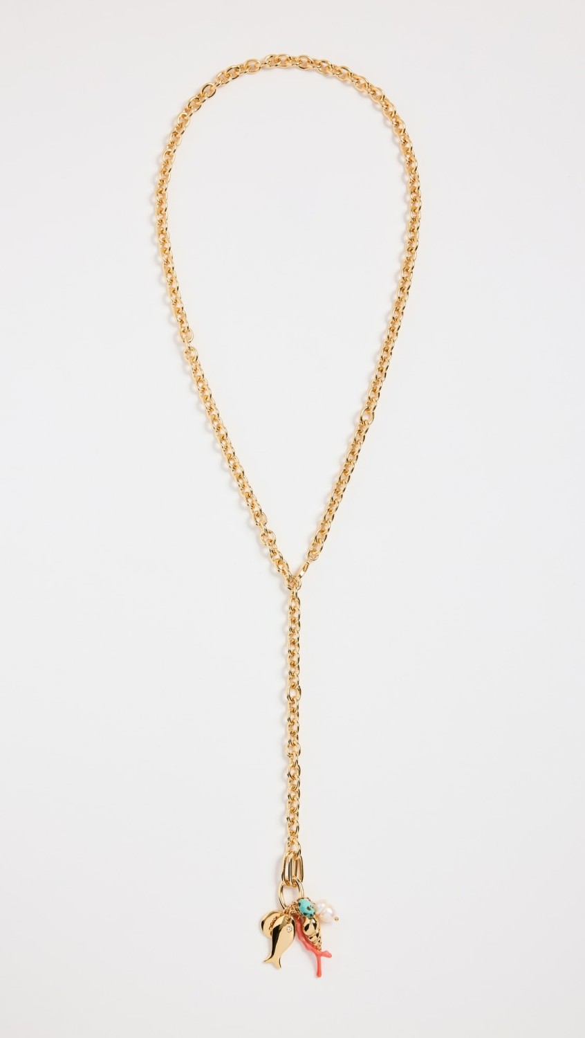 Collected Chain Lariat Necklace  |  Necklaces Jewelry Necklaces