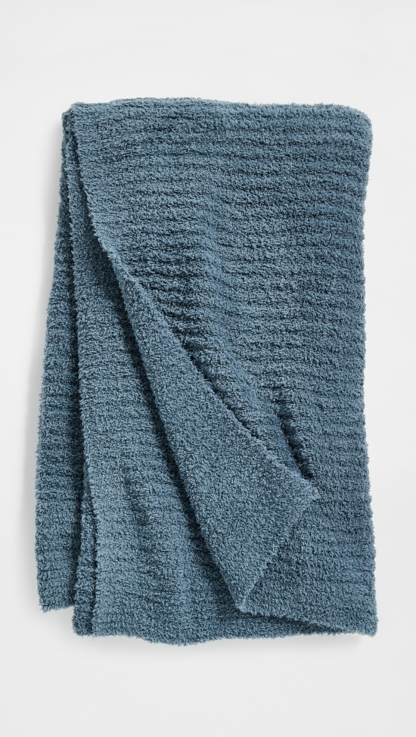 Cozychic Ribbed Throw Blanket  |  Décor Décor Blue Cove