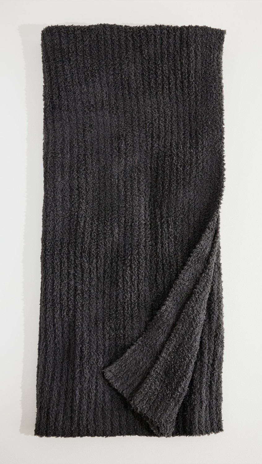 Cozychic Ribbed Throw  |  Décor Décor Carbon