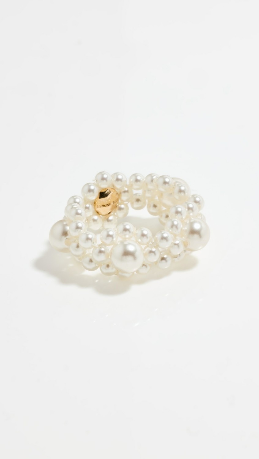 Daisy Chain Ring  |  Rings Jewelry Pearl