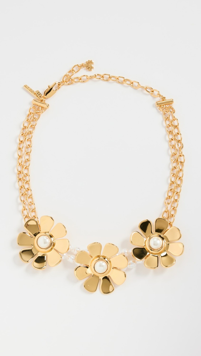 Daisy Choker Necklace  |  Necklaces Jewelry Gold