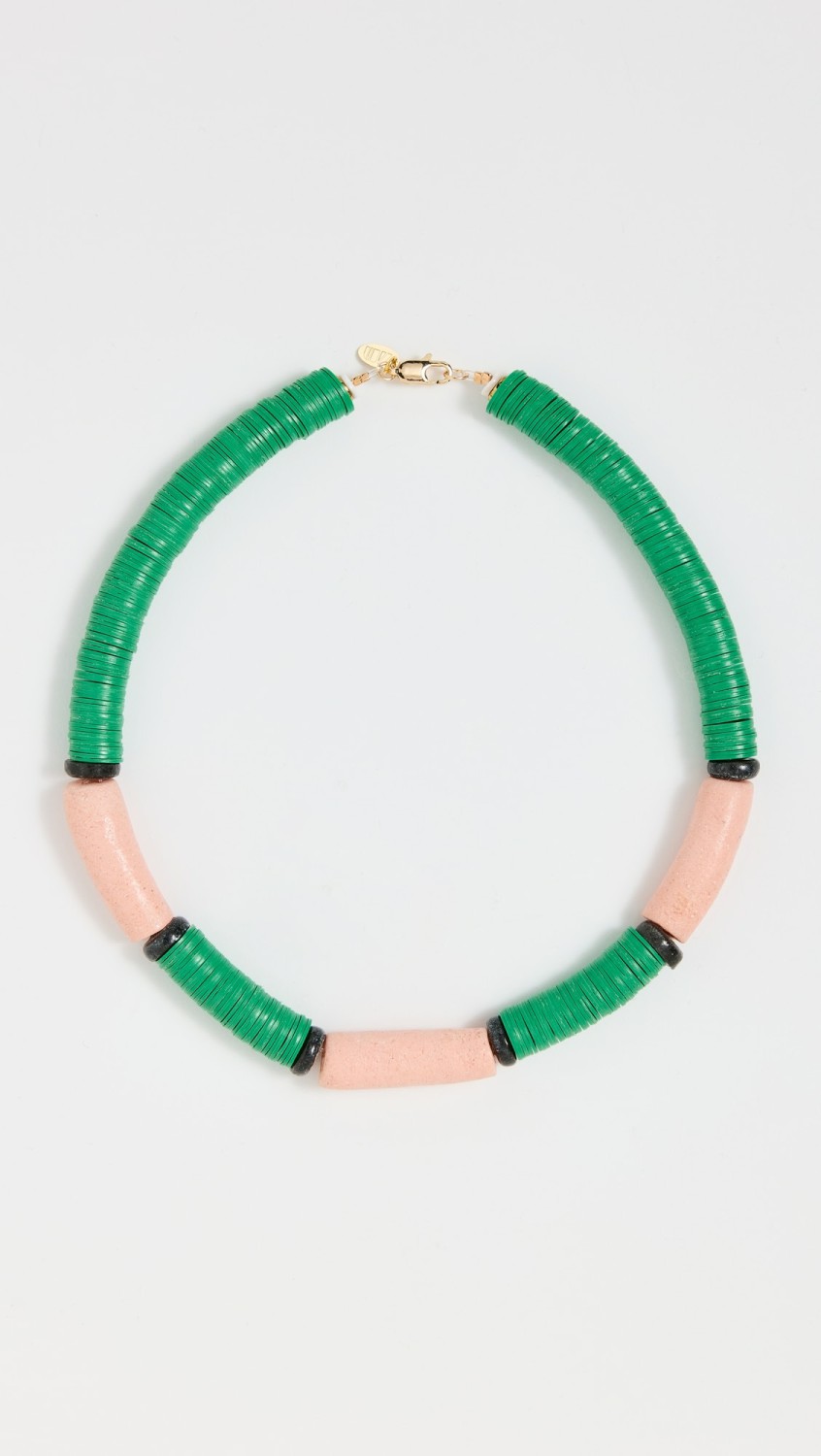 Danielle Collier  |  Necklaces Jewelry Green/Peach