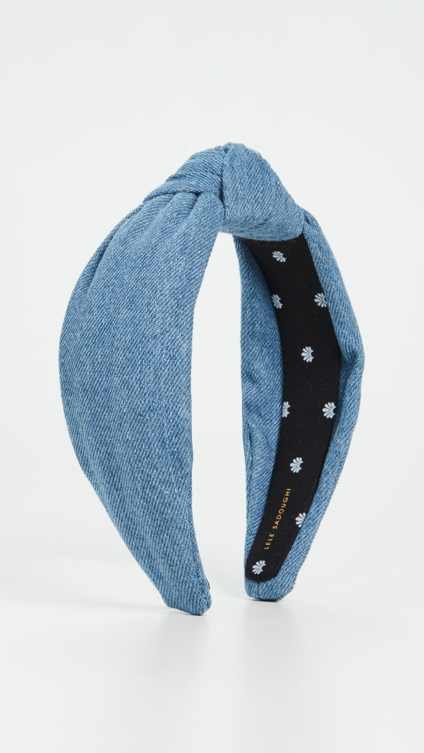 Denim Knotted Headband  |  Hair Accessories Accessories Hair Accessories