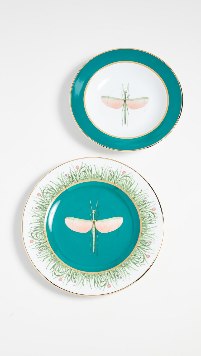 Dinner Plates Set Of 2  |  Tabletop Home Libellula