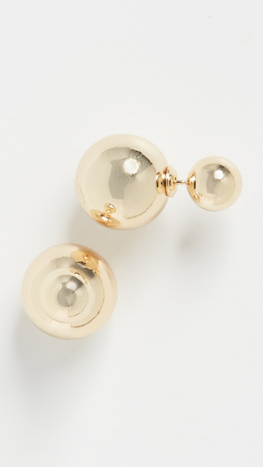 Double Ball Earrings  |  Earrings Earrings Earrings