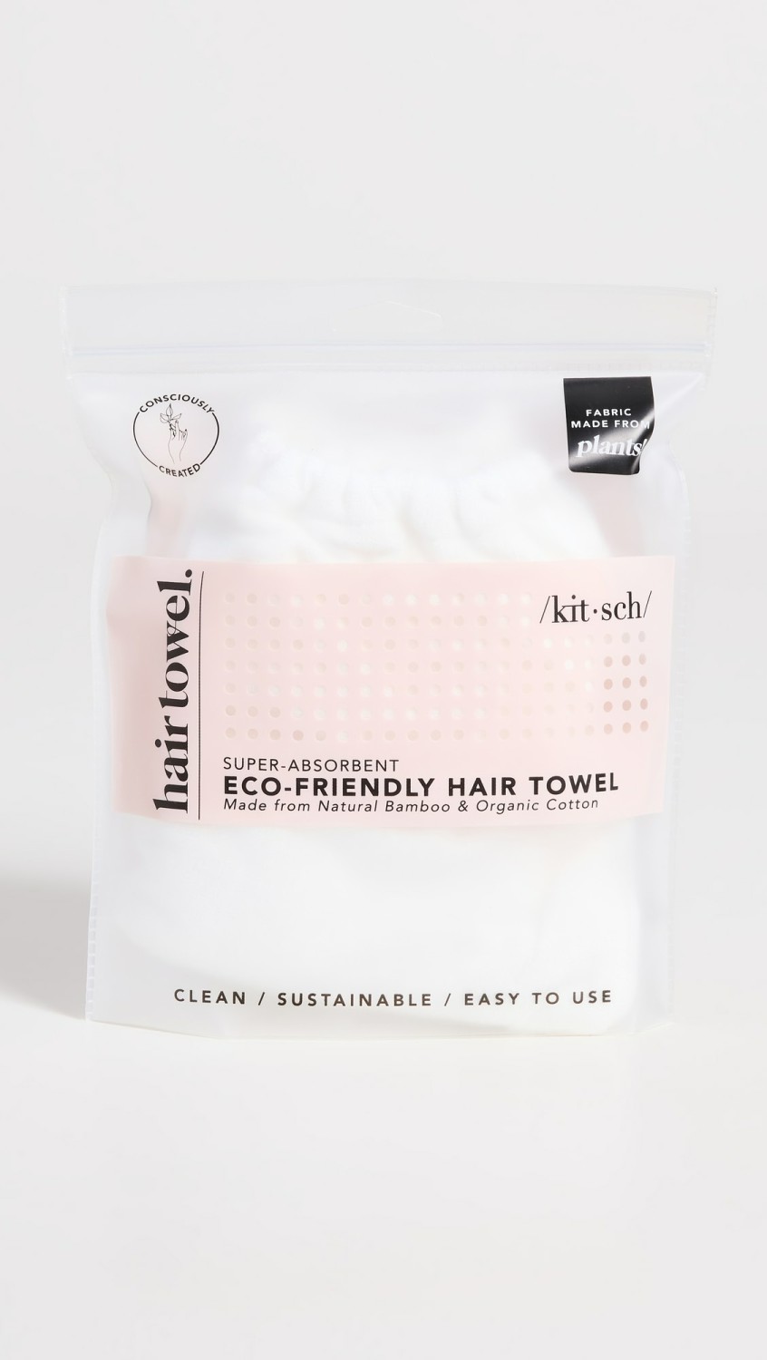 Eco-Friendly Hair Towel  |  Tools & Brushes Beauty Ivory