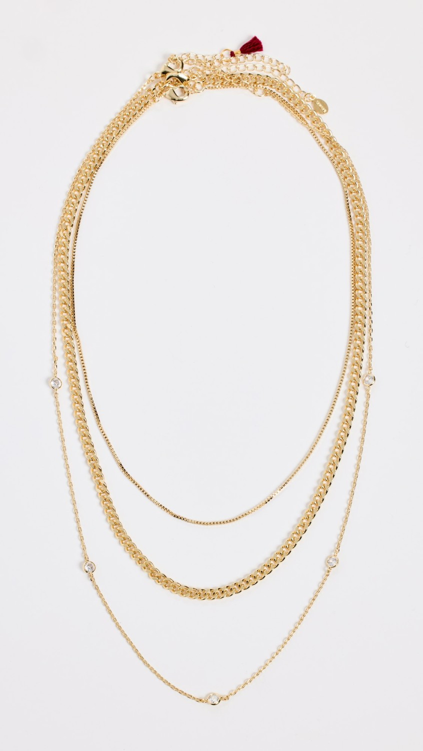 Emily Layered Necklaces  |  Necklaces Jewelry Gold