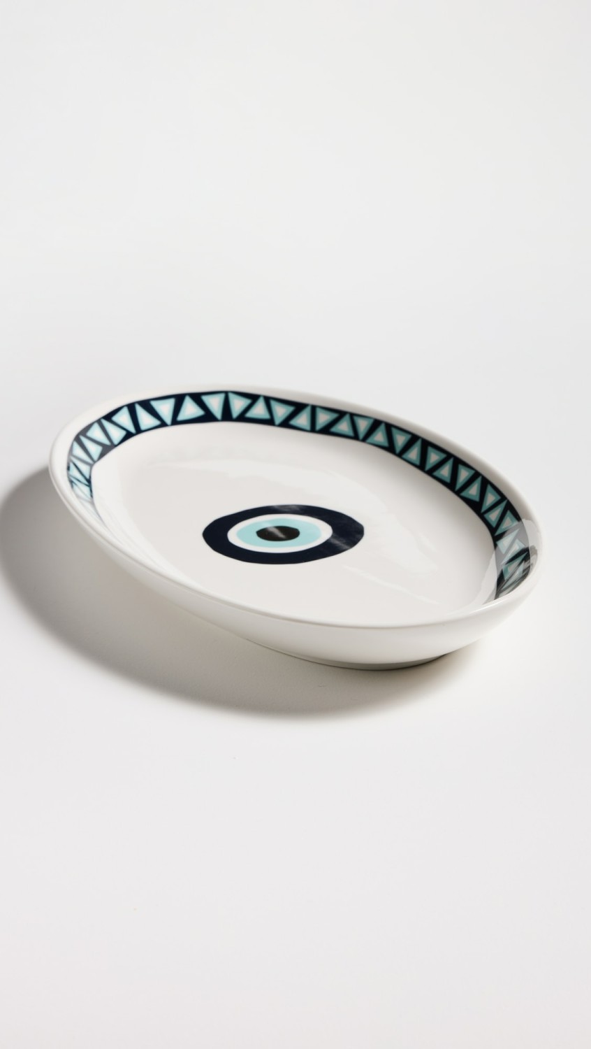 Evil Eye Platter  |  Tabletop Home Evil Eye