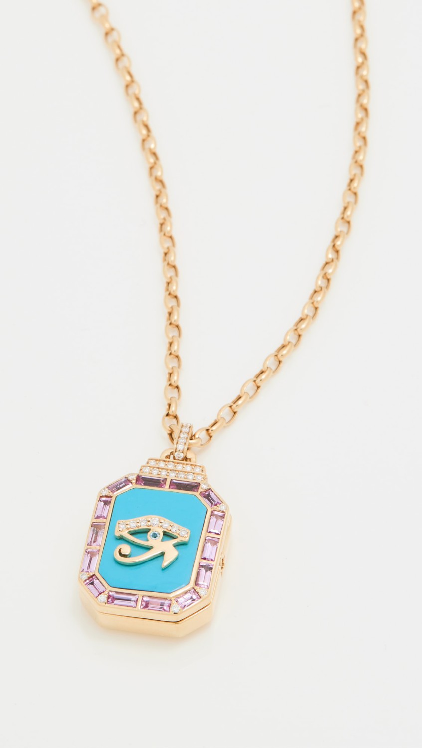 Eye Of Horus Treasure Locket  |  Necklaces Jewelry Necklaces