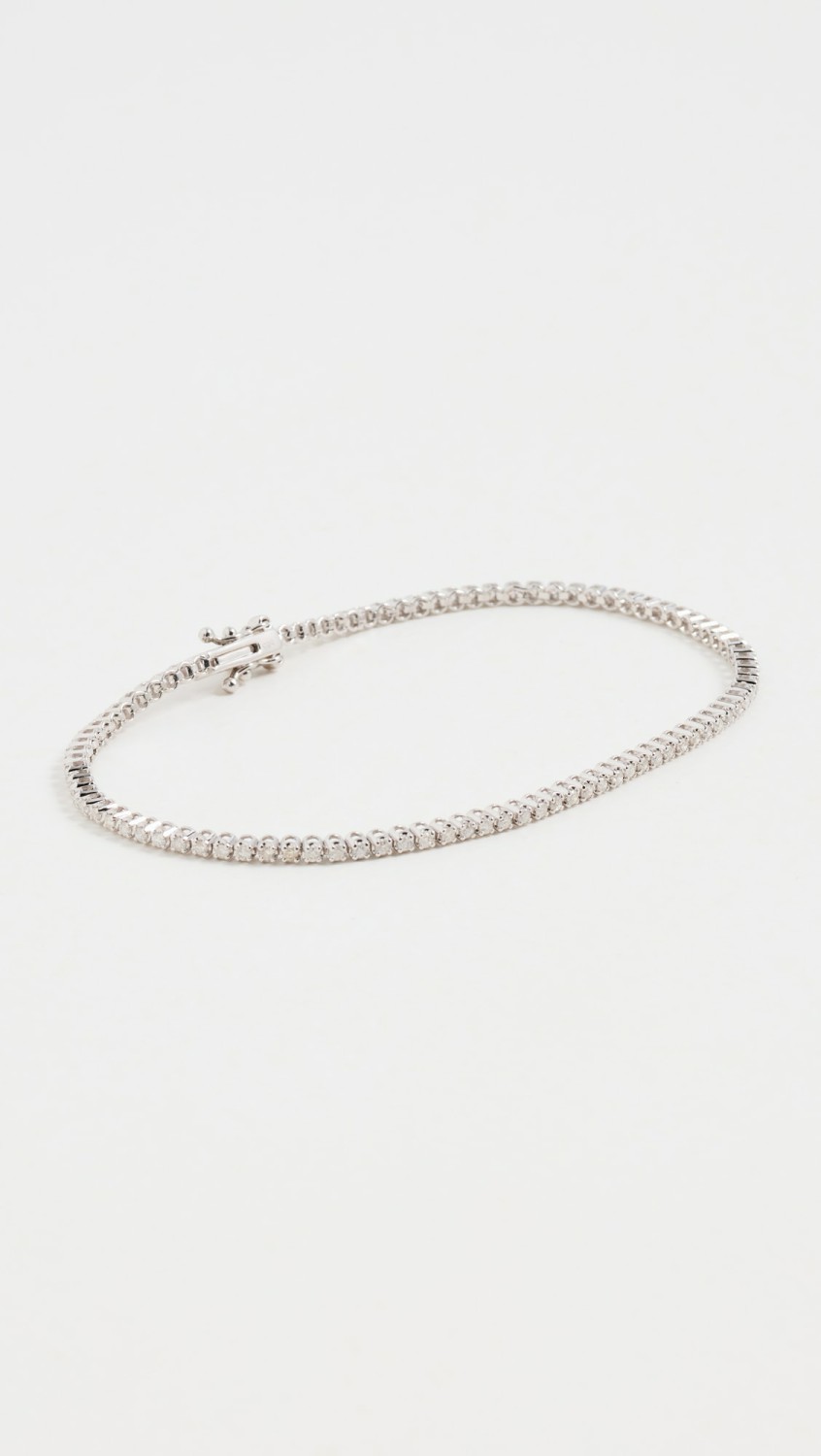 Fine 1 Carat Diamond 14K Tennis Bracelet  |  Bracelets Bracelets 14K White Gold