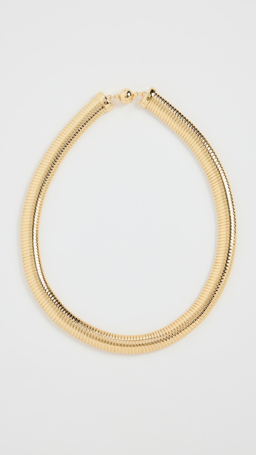 Flex Snake Chain Necklace  |  Necklaces Jewelry Gold