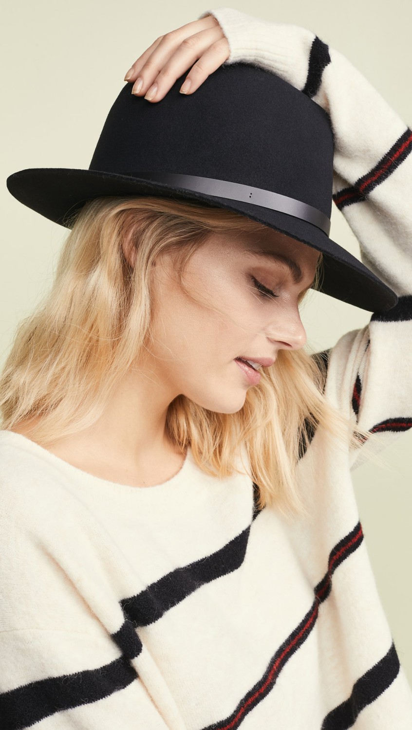 Floppy Brim Fedora  |  Hats Accessories Black