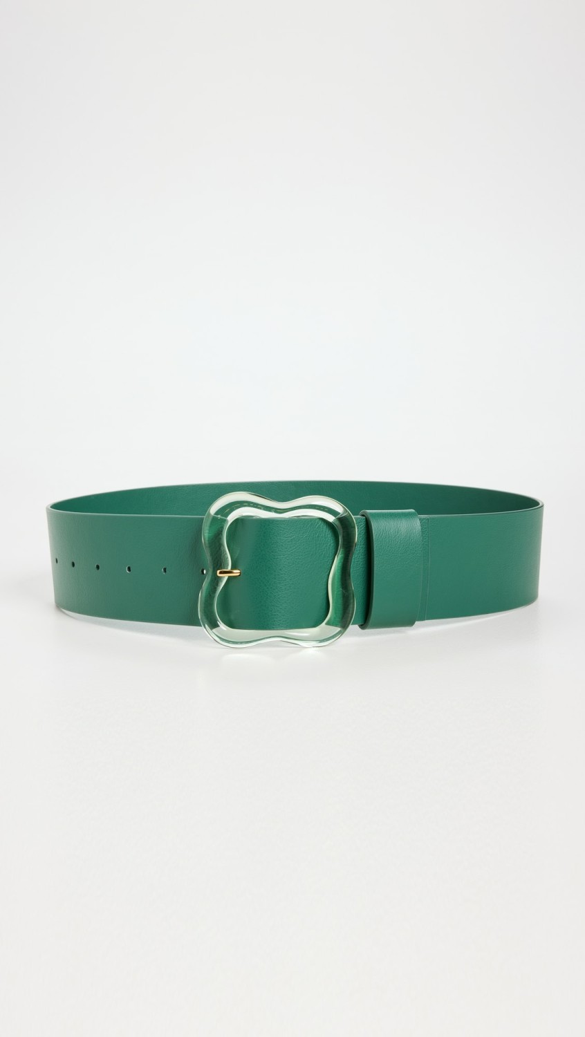 Florence Belt In Dark Emerald  |  Belts Accessories Belts